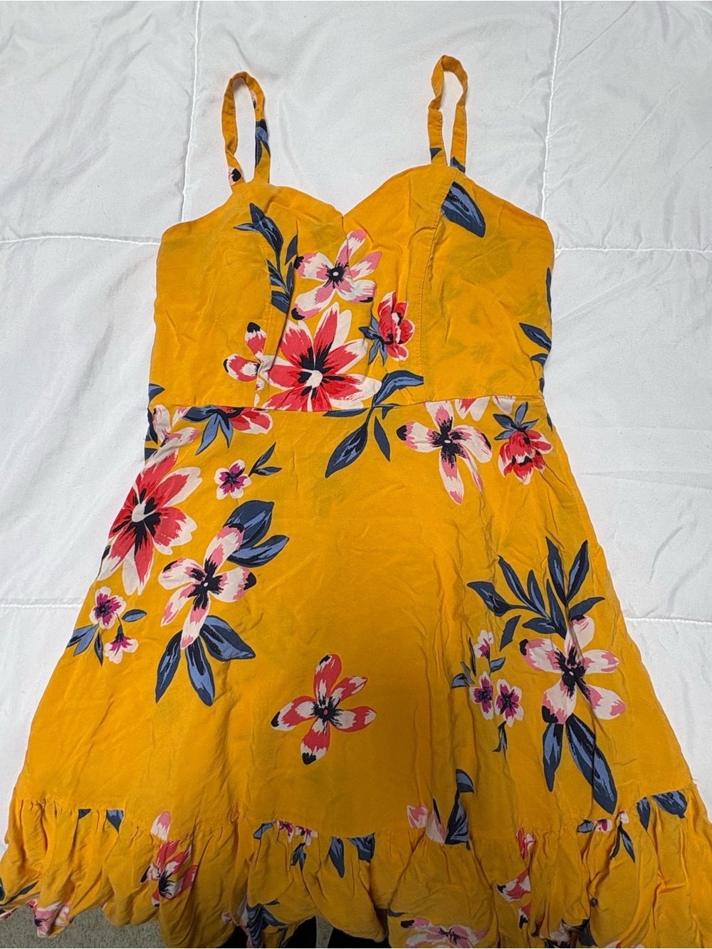 Yellow Floral Sundress